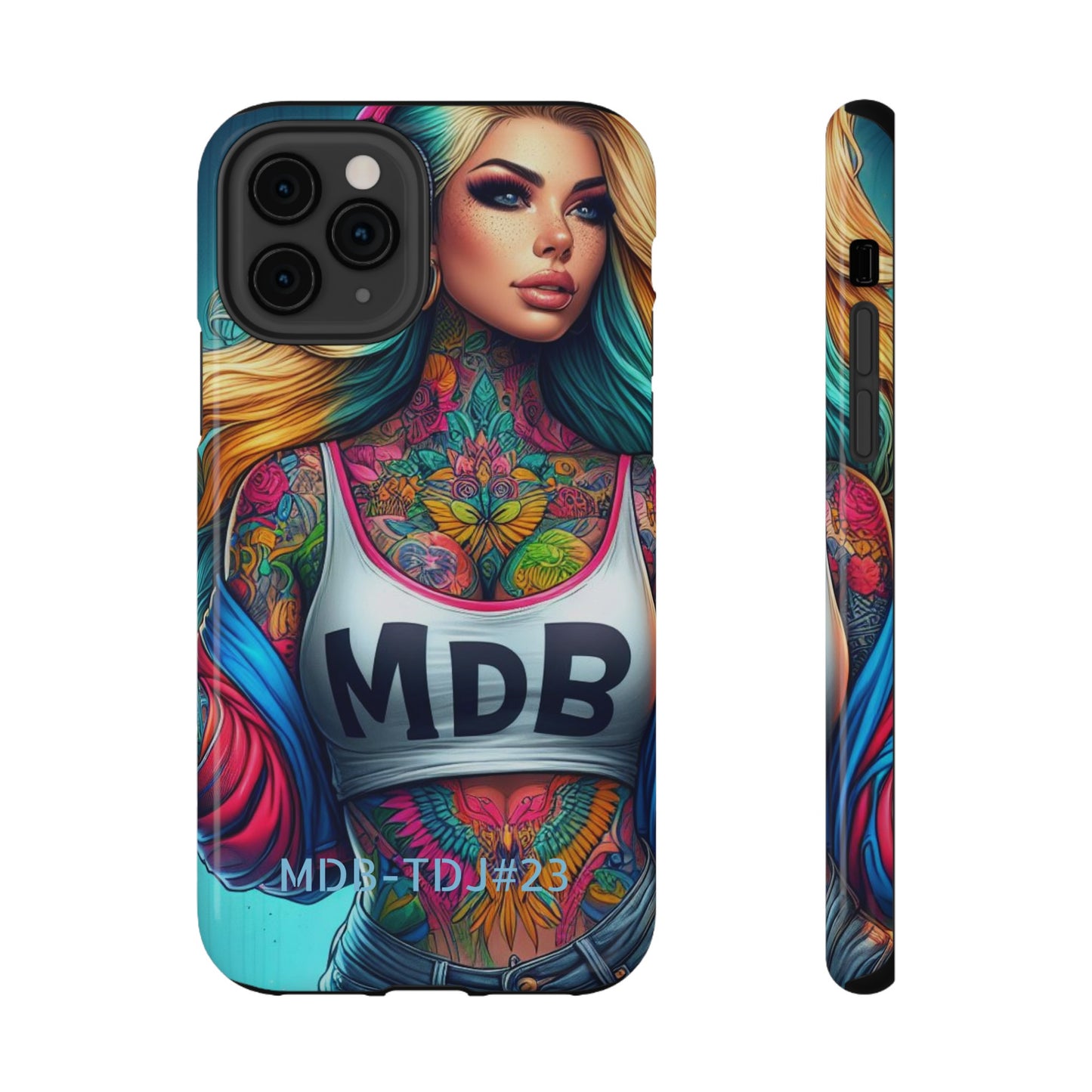 MDBTDJ#23 Impact-Resistant Phone Cases Fits most Tattooed DJ's Limited Edition, Phone Case, Tattooed Djs Shop