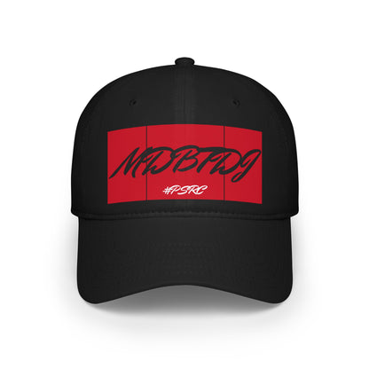 MDBTDJ#PSRC Black - Low Profile Baseball Cap, Hats, Tattooed Djs Shop