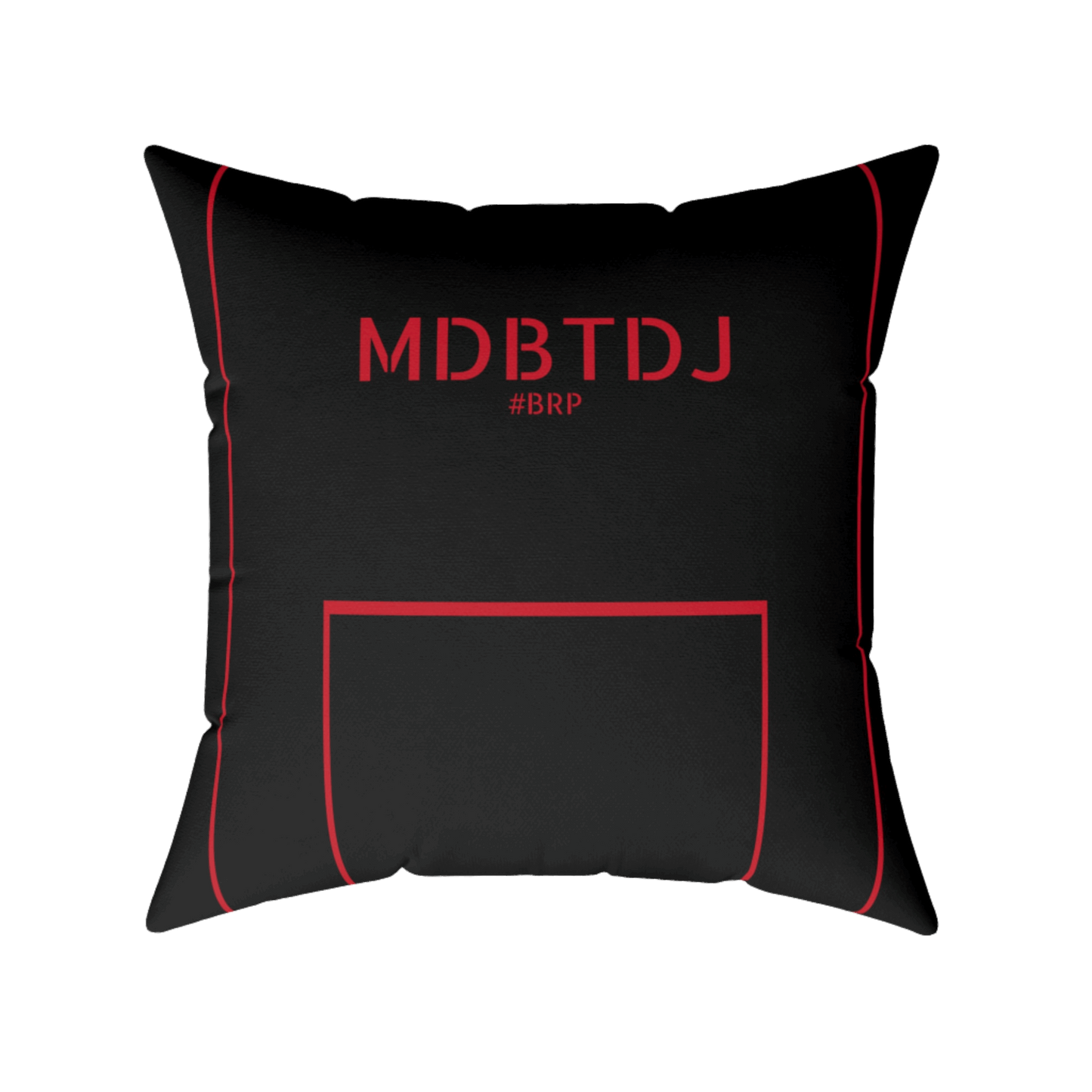 MDBTDJ#BRP Spun Polyester Square Pillow