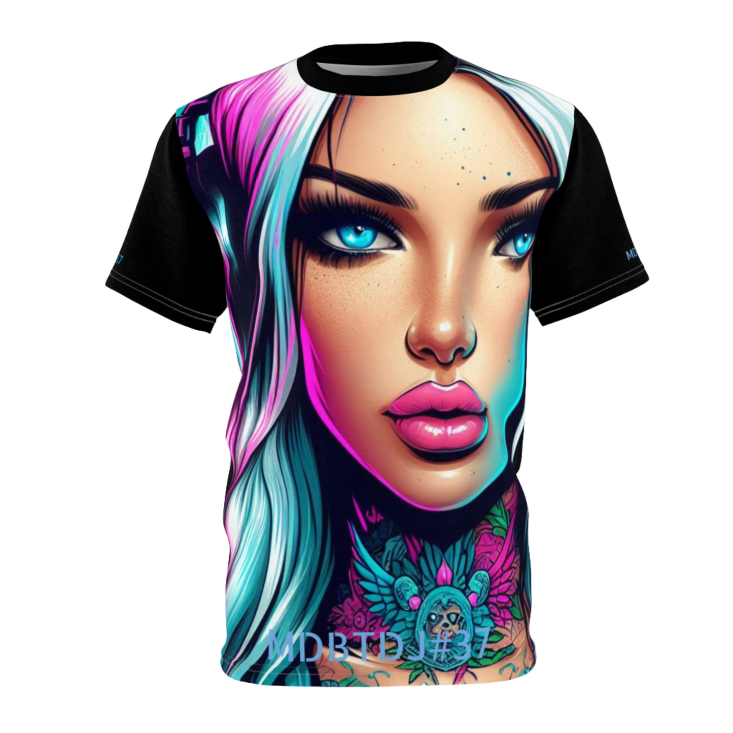 MDBTDJ#37 Premium Art Tee Shirt - Tattooed Dj's Limited Edition - Unisex