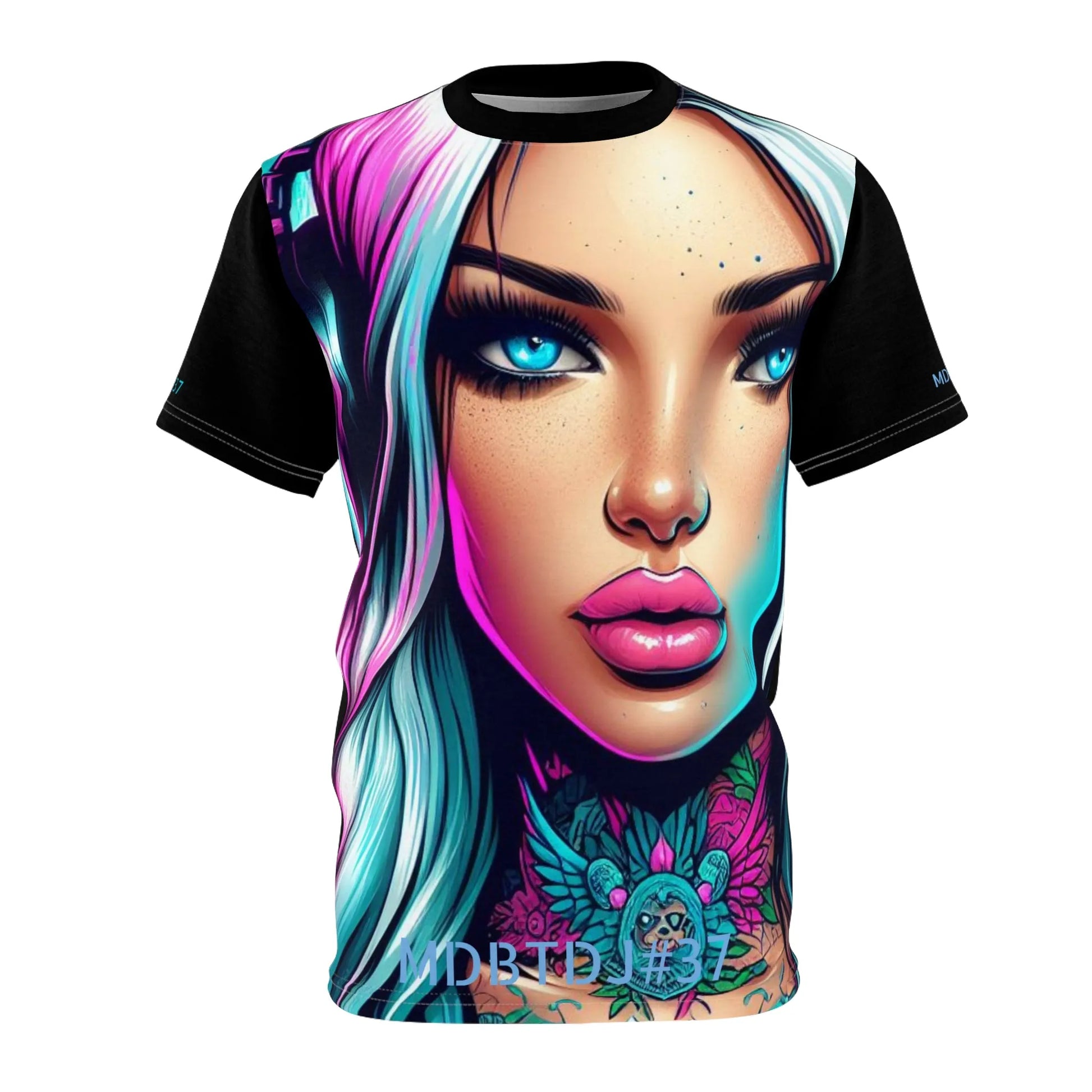 MDBTDJ#37 Premium Art Tee Shirt - Tattooed Dj's Limited Edition - Unisex, T-Shirt, T-Shirts, Tattooed Djs Shop