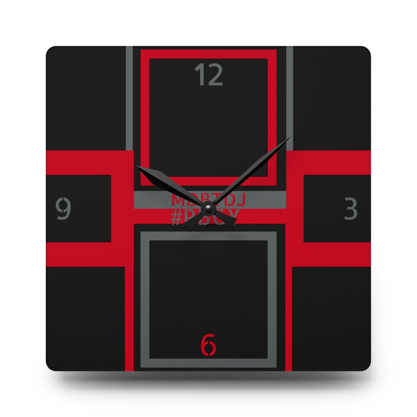 MDBTDJ#RBGY Premium Acrylic Wall Clock