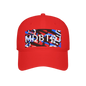 MDBTDJ#BBLUWRDC Red - Low Profile Baseball Cap, Hats, Hats, Tattooed Djs Shop