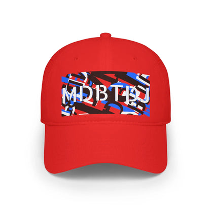 MDBTDJ#BBLUWRDC Red - Low Profile Baseball Cap, Hats, Hats, Tattooed Djs Shop