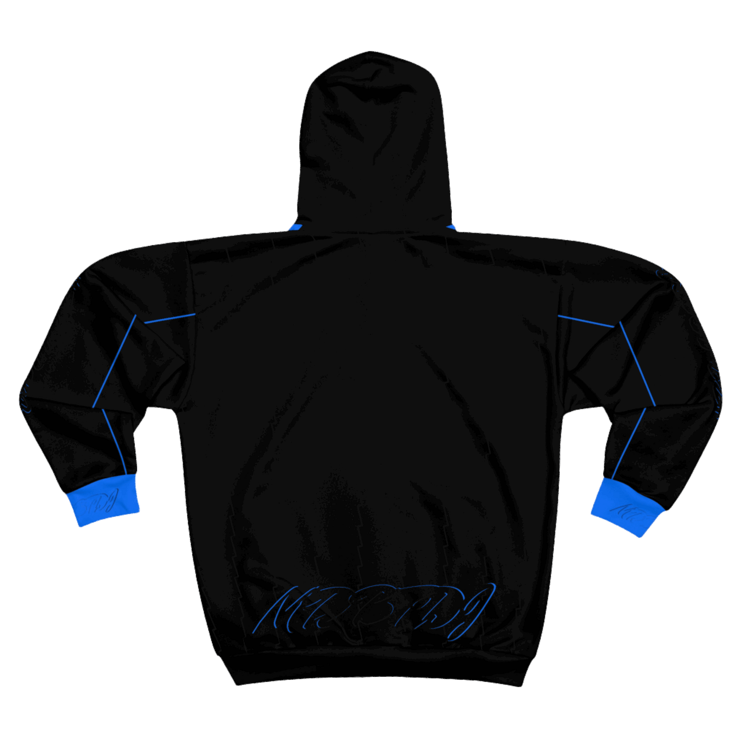 MDBTDJ#BBLUPSBB Unisex Zip Up Hoodie