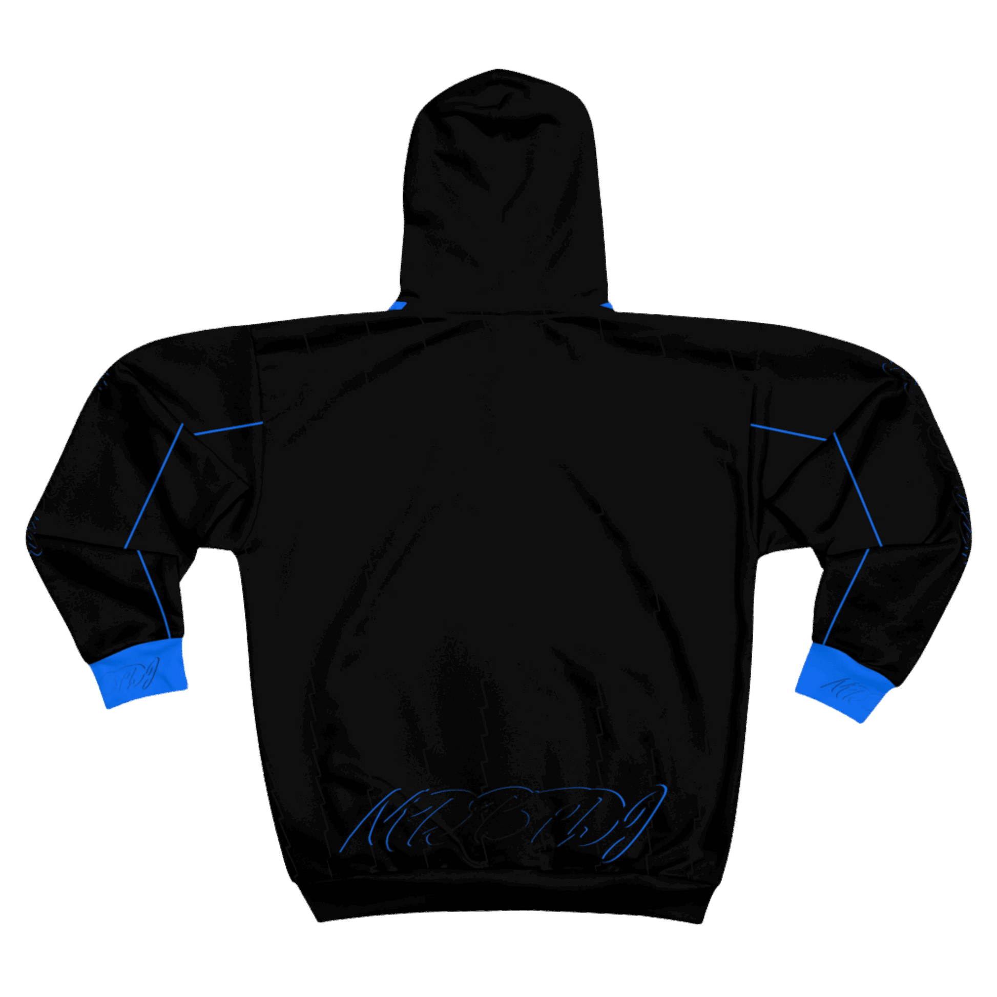 MDBTDJ#BBLUPSBB Unisex Zip Up Hoodie