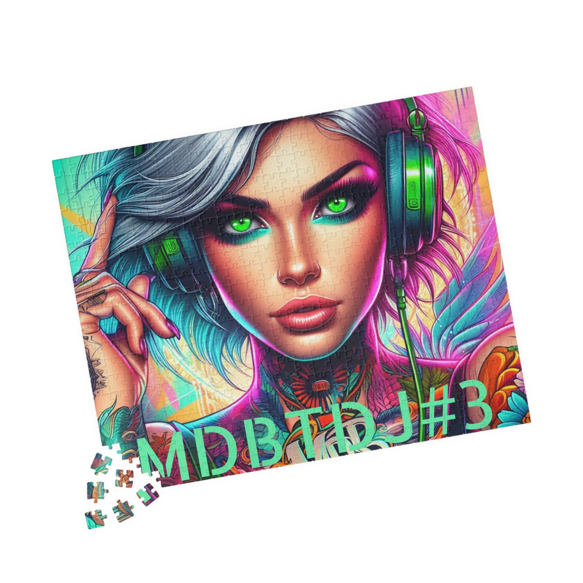 MDBTDJ#3 Puzzle (110, 252, 520, 1014-piece) Tattooed Dj's Limited Edition, Puzzle, Apparel & Accessories, Tattooed Djs Shop