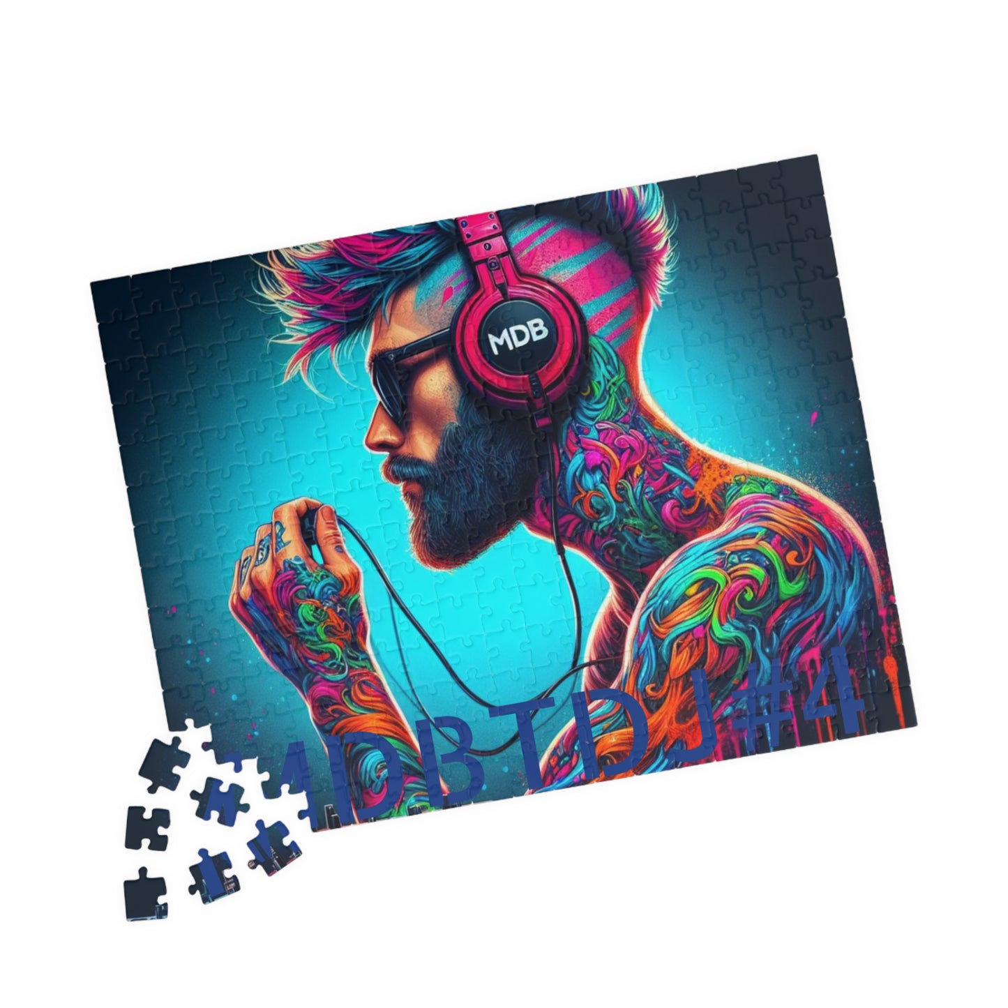 MDBTDJ#4 Puzzle (110, 252, 520, 1014-piece) Tattooed Dj's Limited Edition, Puzzle, Apparel & Accessories, Tattooed Djs Shop