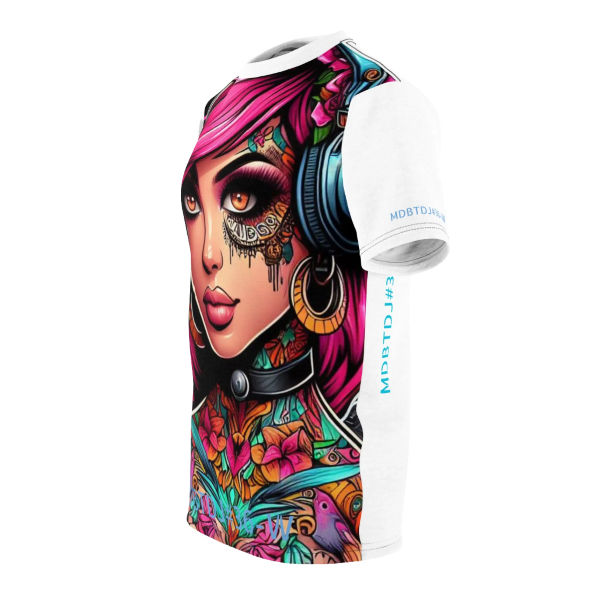 MDBTDJ#36-W Premium Art Tee Shirt - Tattooed Dj's Limited Edition - Unisex, T-Shirt, T-Shirts, Tattooed Djs Shop