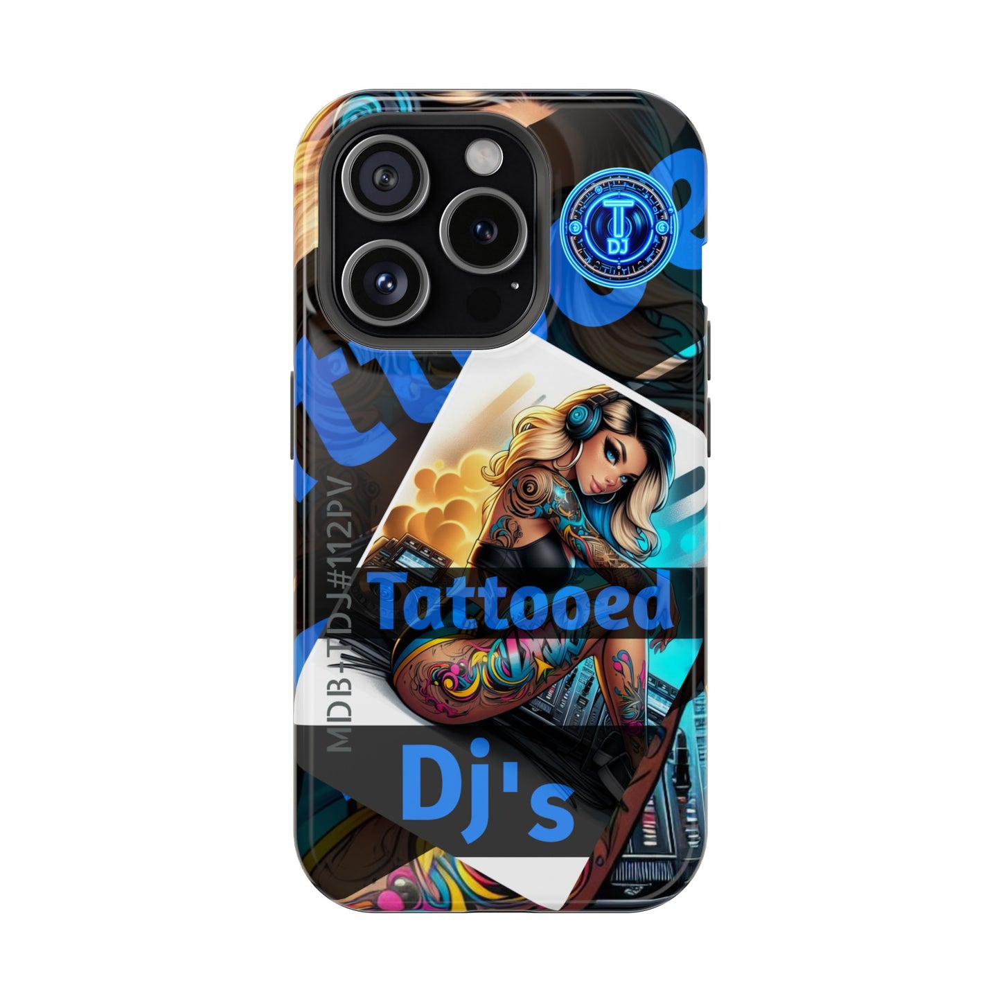 MDBTDJ#ICN112-PV Impact-Resistant Phone Case Tattooed DJ's Limited Edition Fits Most, Phone Case, Tattooed Djs Shop