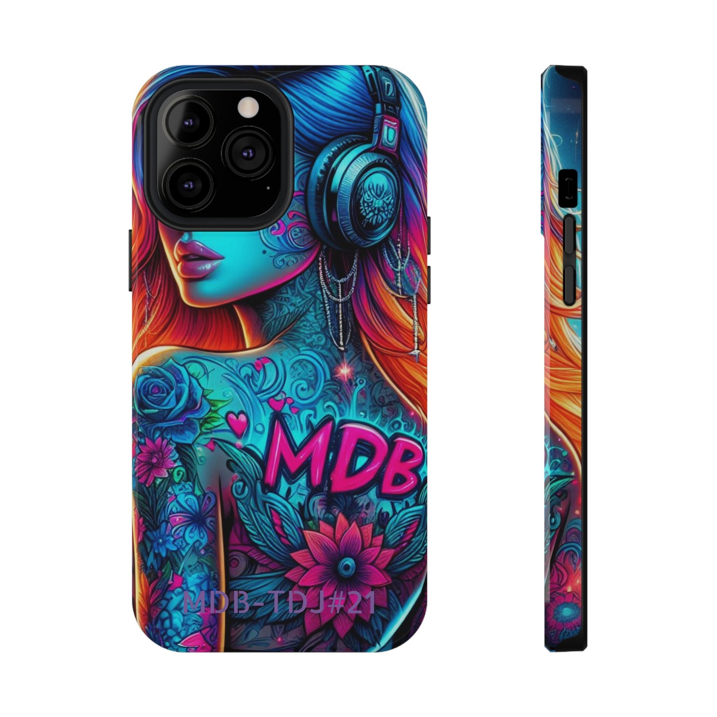 MDBTDJ#21 Impact-Resistant Phone Cases Fits most Tattooed DJ's Limited Edition, Phone Case, Tattooed Djs Shop