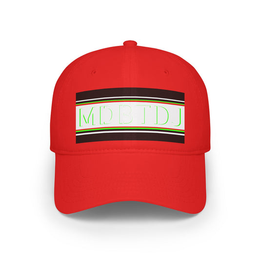 MDBTDJ#PSBWNGHC Red - Low Profile Baseball Cap, Hats, Hats, Tattooed Djs Shop