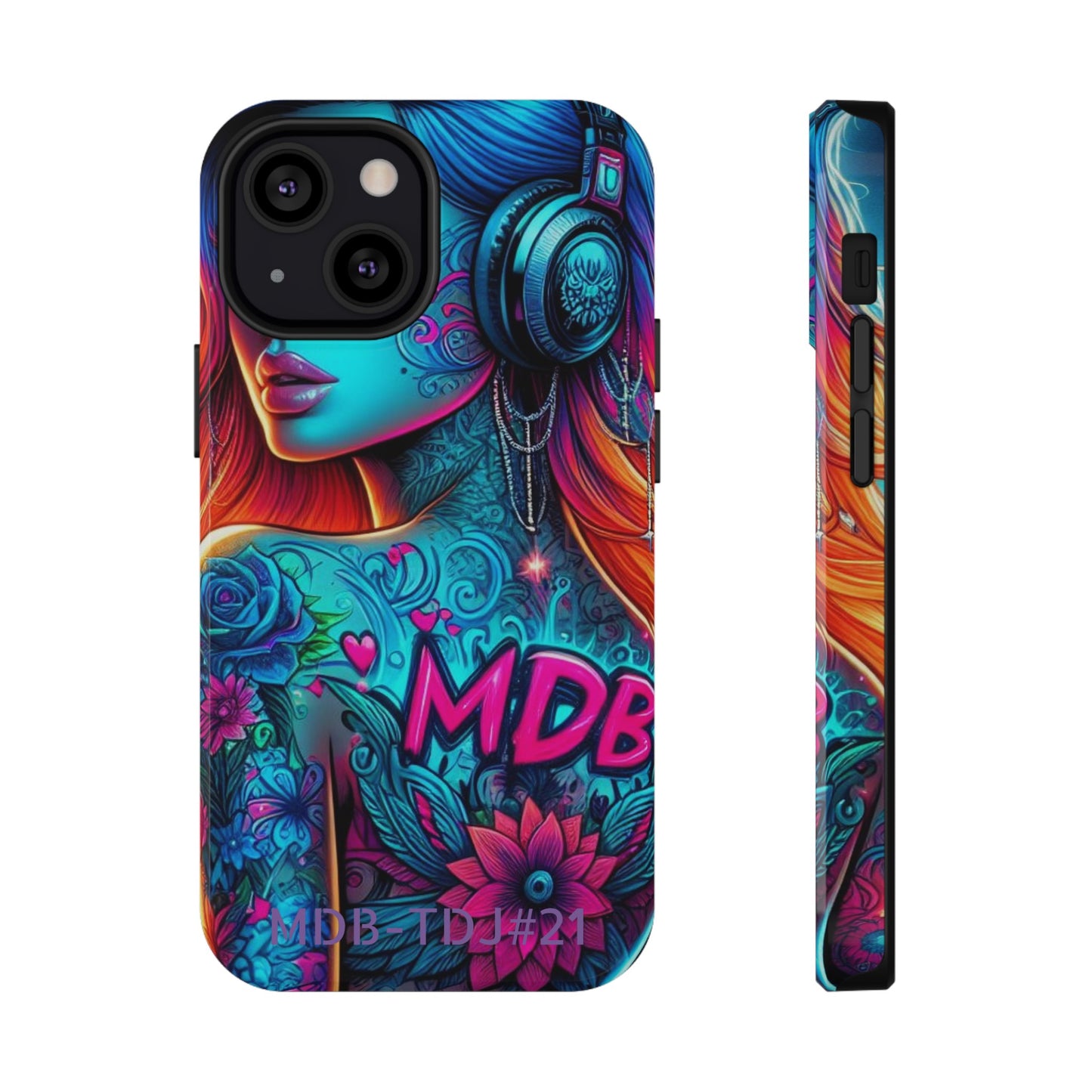 MDBTDJ#21 Impact-Resistant Phone Cases Fits most Tattooed DJ's Limited Edition, Phone Case, Tattooed Djs Shop