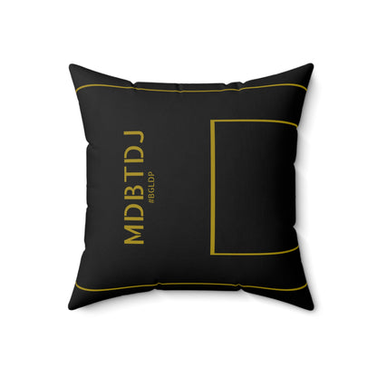 MDBTDJ#BGLDP Spun Polyester Square Pillow