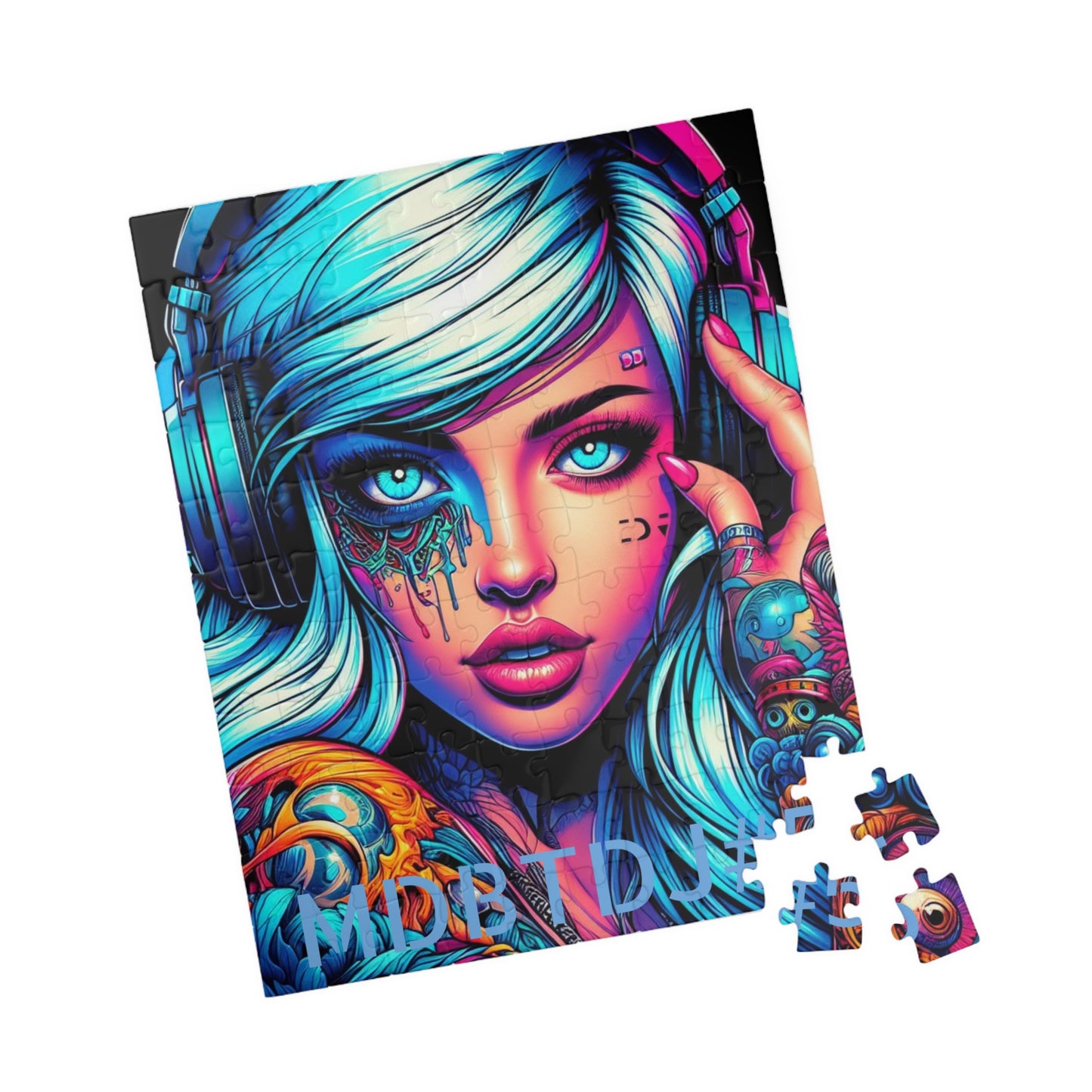 MDBTDJ#5 Puzzle (110, 252, 520, 1014-piece) Tattooed Dj's Limited Edition, Puzzle, Apparel & Accessories, Tattooed Djs Shop