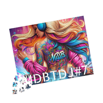 MDBTDJ#7 Puzzle (110, 252, 520, 1014-piece) Tattooed Dj's Limited Edition, Puzzle, Puzzles, Tattooed Djs Shop