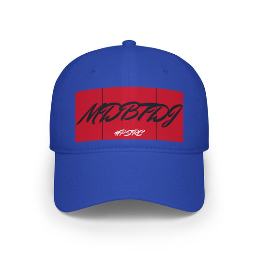 MDBTDJ#PSRC Blue - Low Profile Baseball Cap, Hats, Headwear, Tattooed Djs Shop