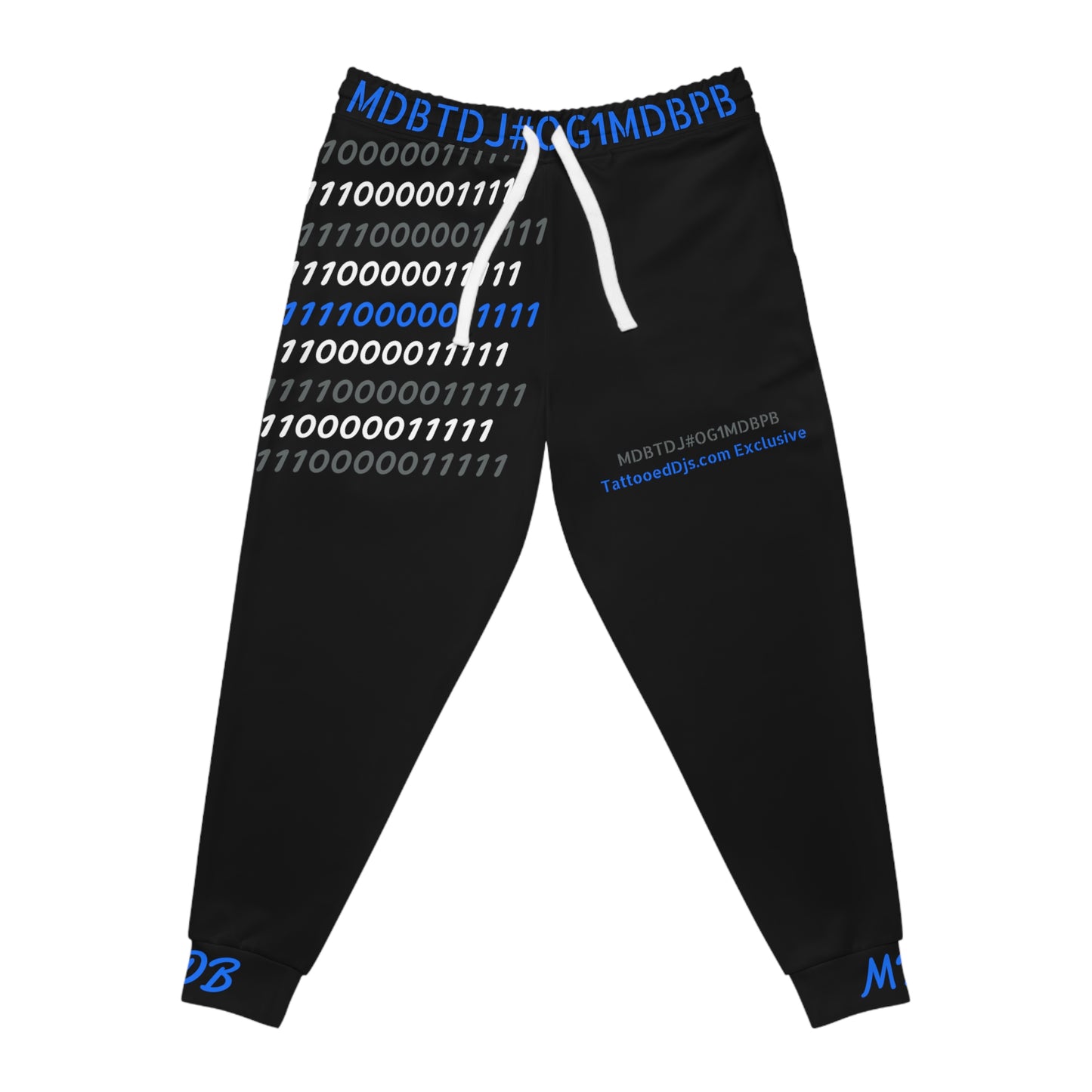 MDBTDJ#OG1MDBPB Athletic Joggers Tattooed DJ's Limited Edition TDJ Exclusive, Sweat Pants, Activewear Pants, Tattooed Djs Shop