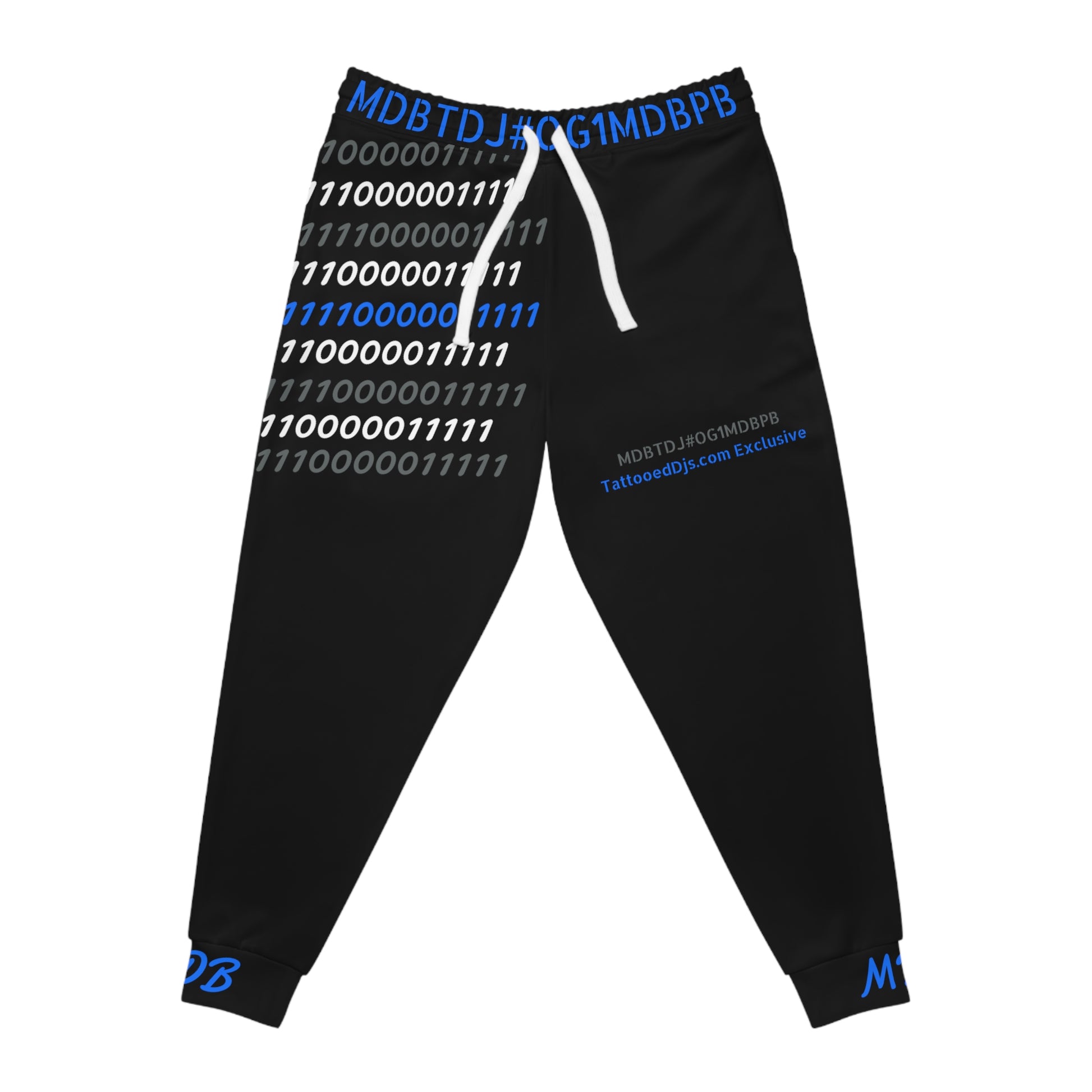 MDBTDJ#OG1MDBPB Athletic Joggers Tattooed DJ's Limited Edition TDJ Exclusive, Sweat Pants, Activewear Pants, Tattooed Djs Shop