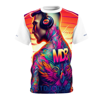 MDBTDJ#10-W-F Premium Tee Shirt - Tattooed Dj's Limited Edition - Unisex