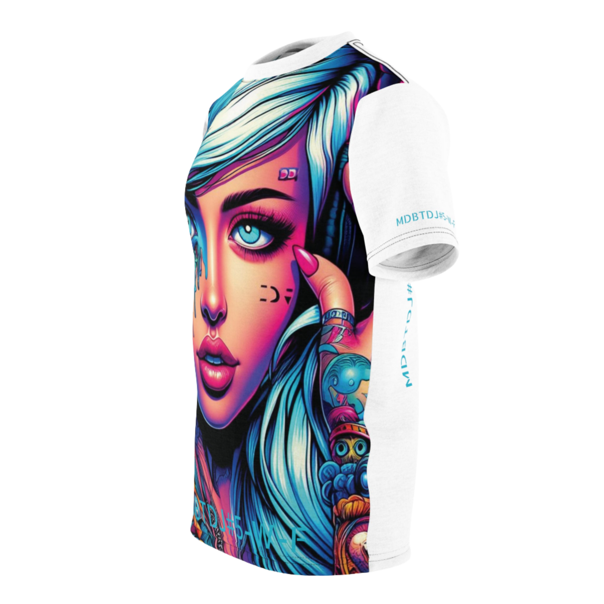 MDBTDJ#5-W-F Premium Tee Shirt - Tattooed Dj's Limited Edition - Unisex, T-Shirt, Clothing Tops, Tattooed Djs Shop