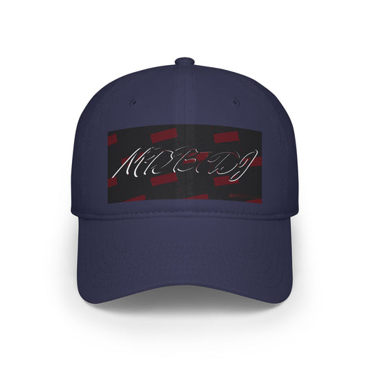 MDBTDJ#BRSQC Navy - Low Profile Baseball Cap, Hats, Hats, Tattooed Djs Shop