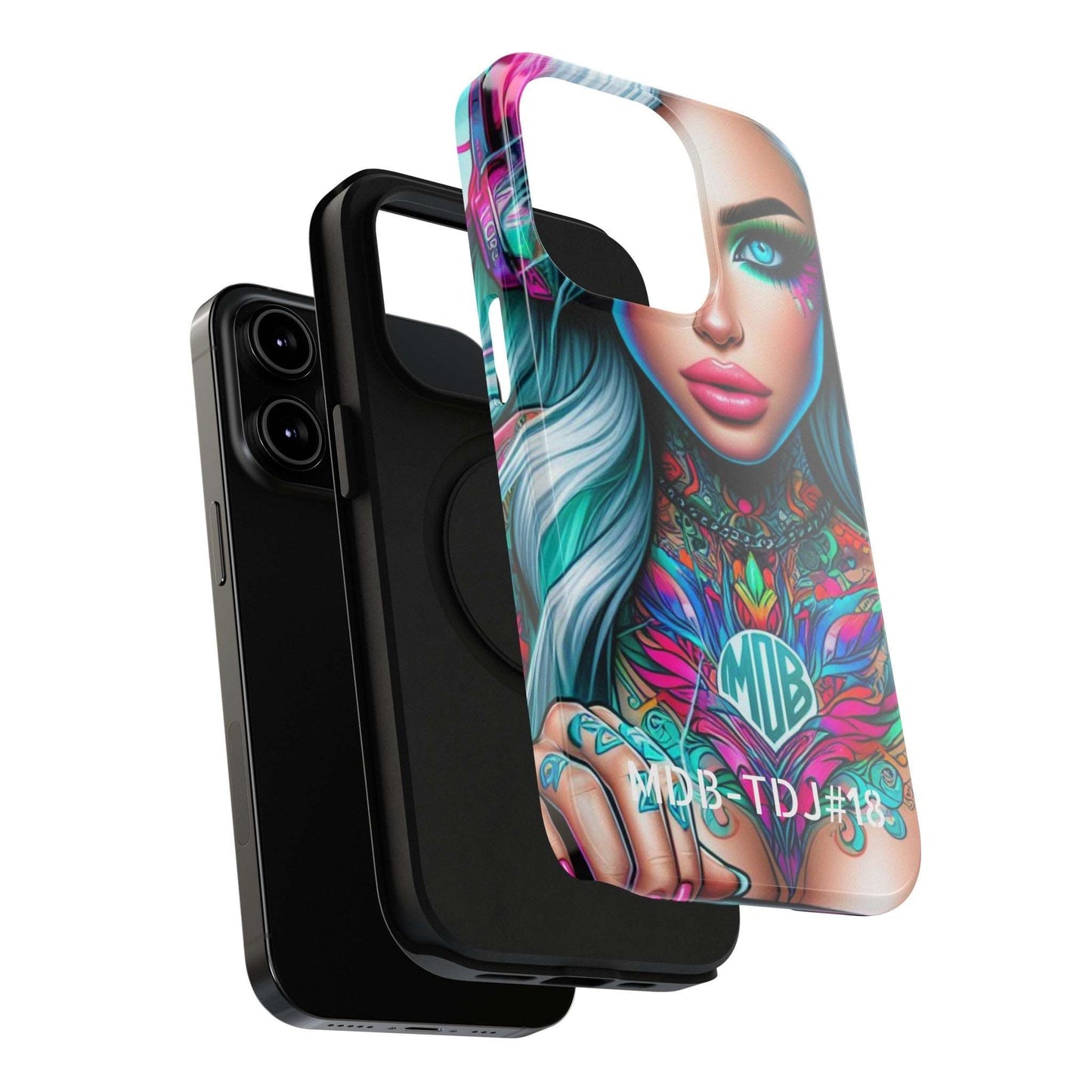 MDBTDJ#18 Impact-Resistant Phone Cases Fits most Tattooed DJ's Limited Edition