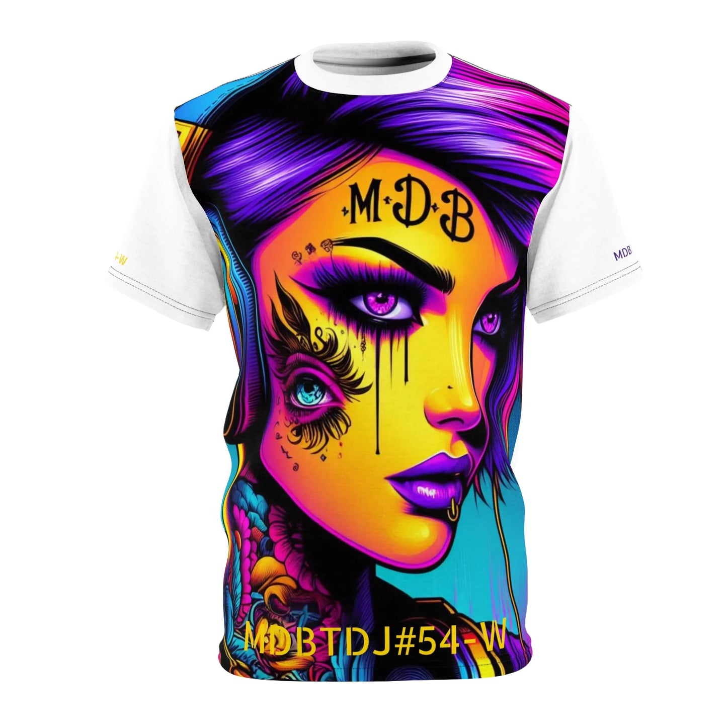 MDBTDJ#54-W Premium Art Tee Shirt - Tattooed Dj's Limited Edition - Unisex