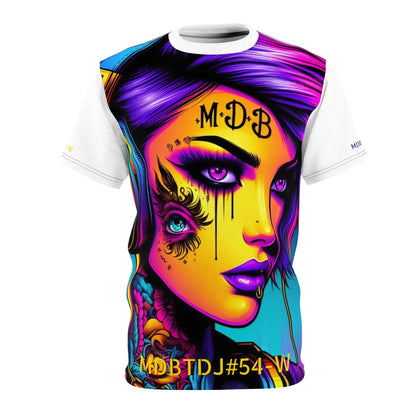 MDBTDJ#54-W Premium Art Tee Shirt - Tattooed Dj's Limited Edition - Unisex