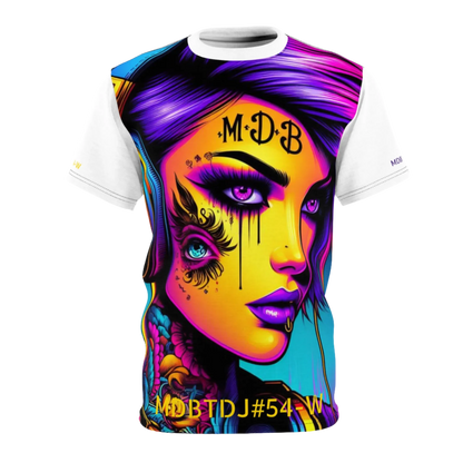 MDBTDJ#54-W Premium Art Tee Shirt - Tattooed Dj's Limited Edition - Unisex