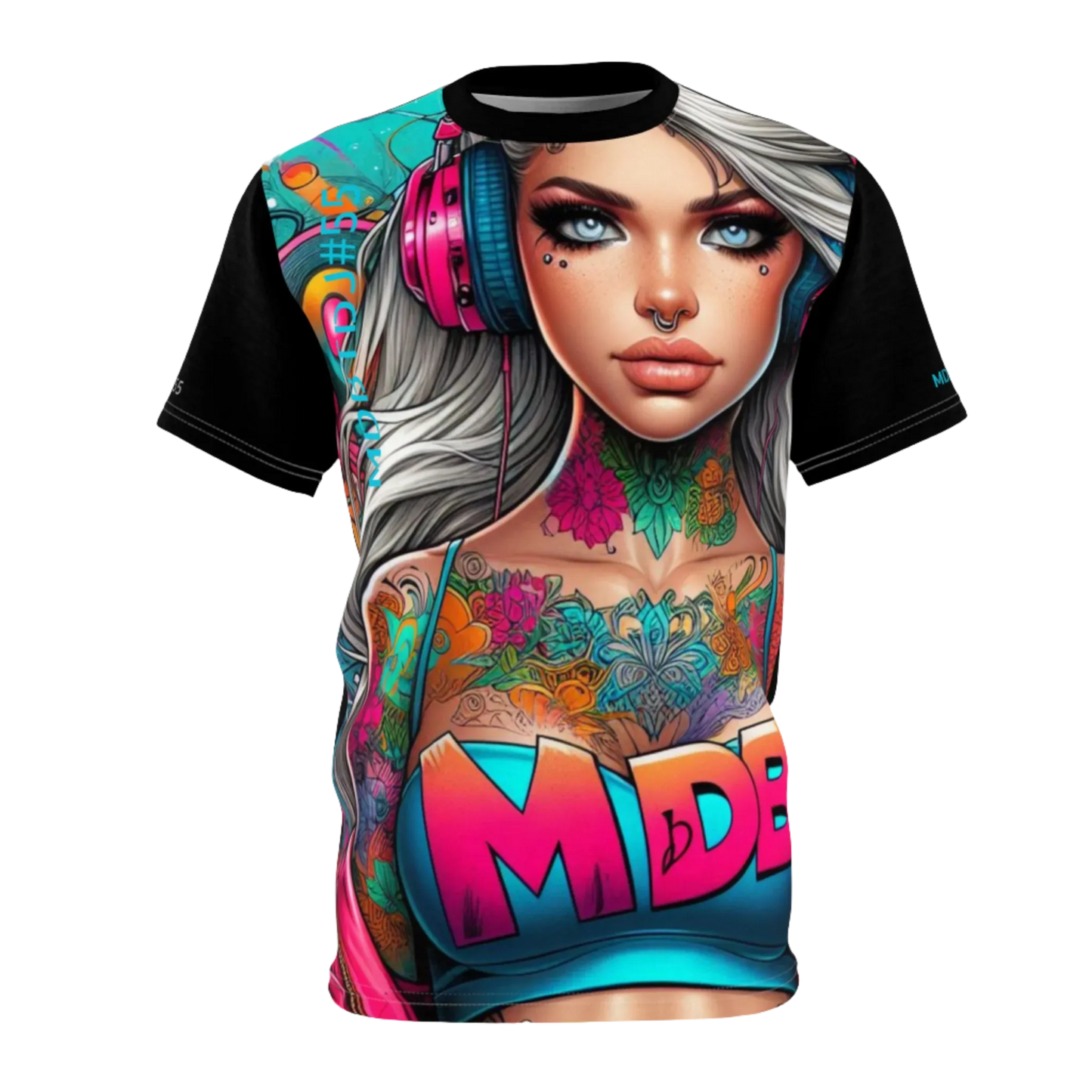 MDBTDJ#55 Premium Art Tee Shirt - Tattooed Dj's Limited Edition - Unisex