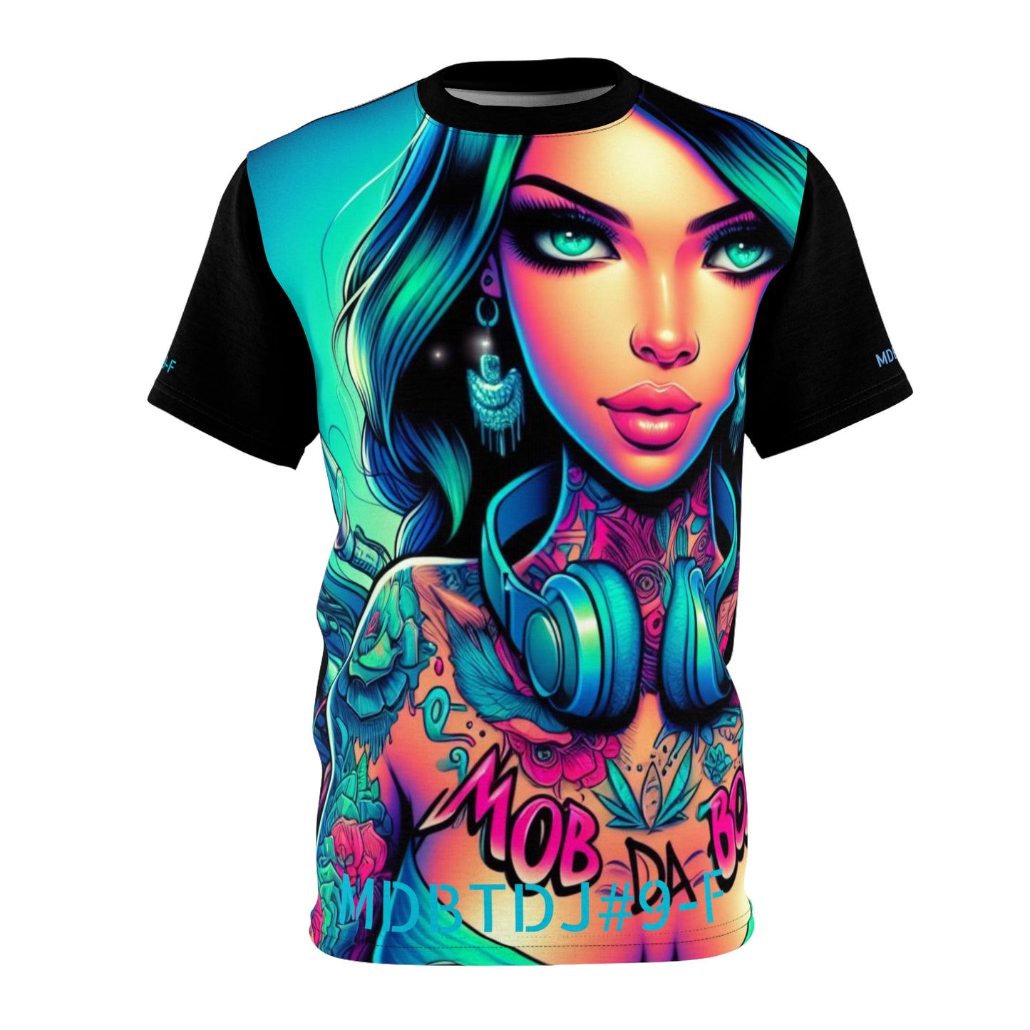 MDBTDJ#9-F Premium Tee Shirt - Tattooed Dj's Limited Edition - Unisex