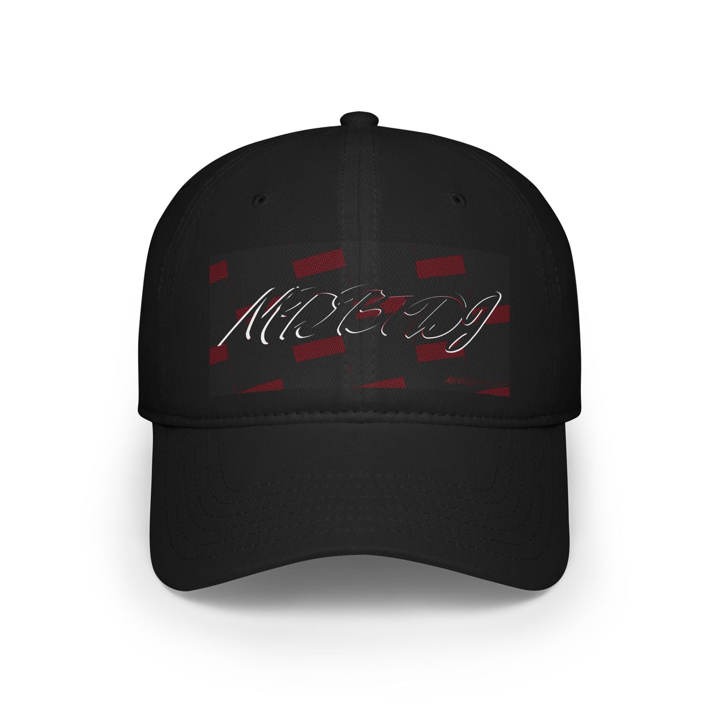 MDBTDJ#BRSQC Black - Low Profile Baseball Cap, Hats, Tattooed Djs Shop