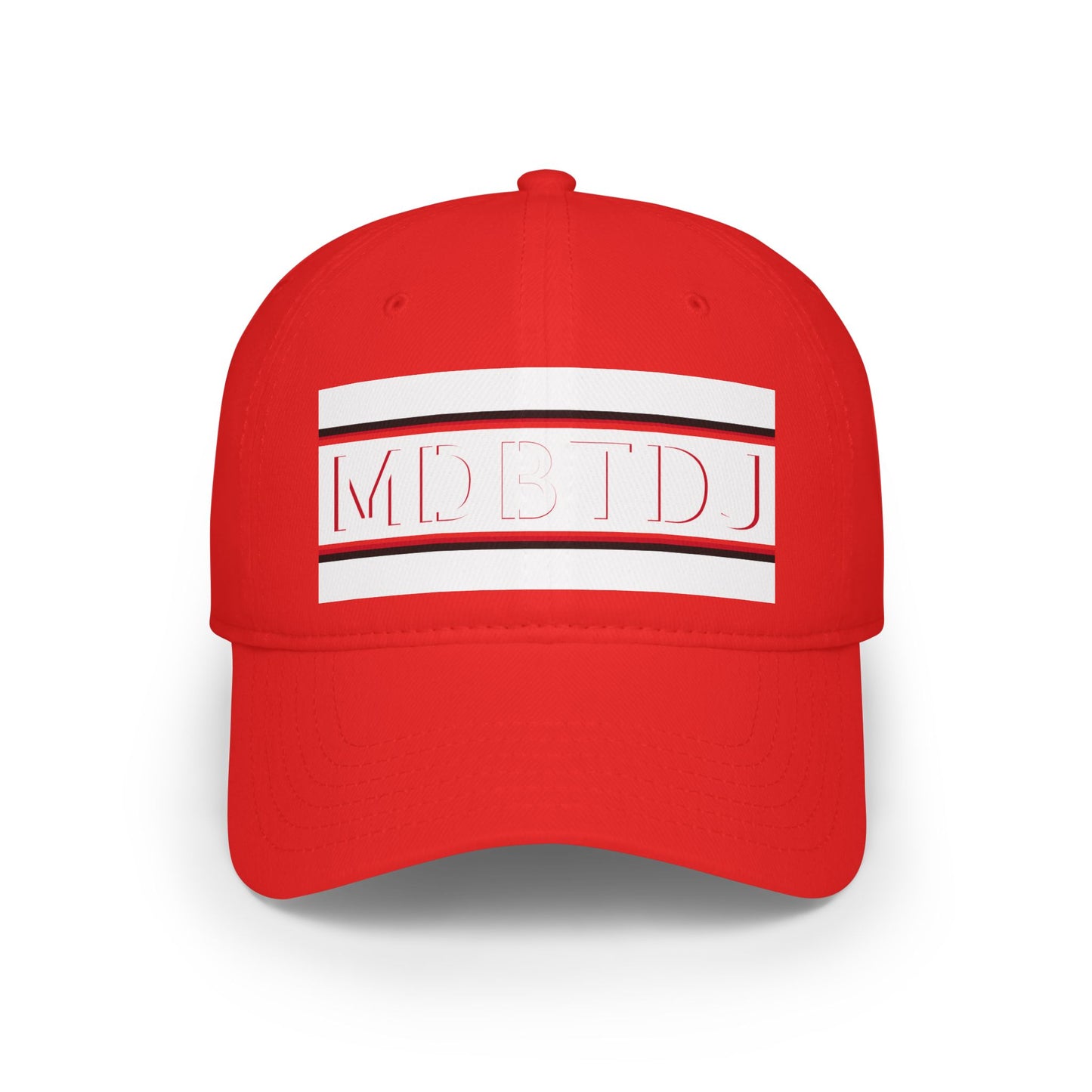 MDBTDJ#PSBWRLC Red - Low Profile Baseball Cap