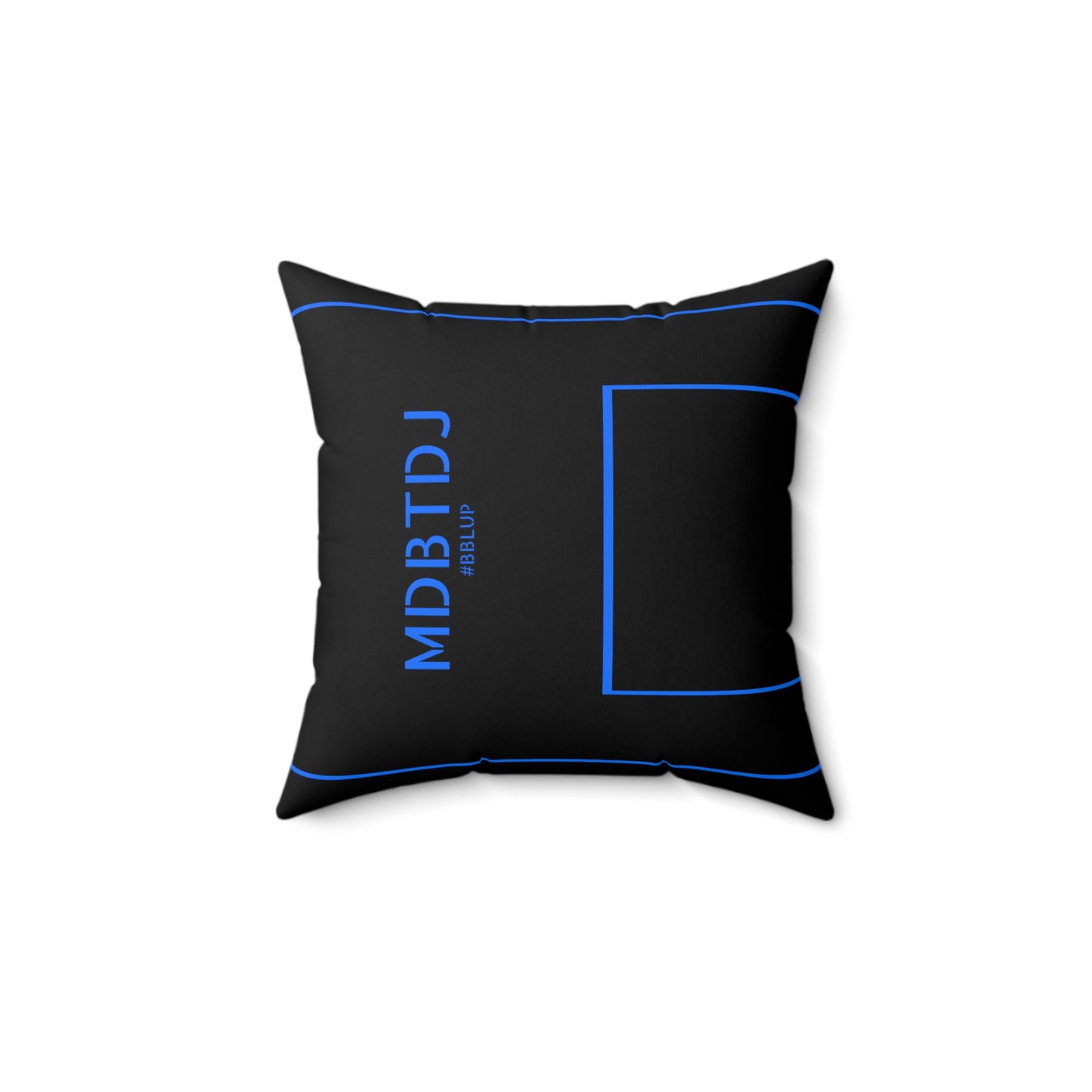 MDBTDJ#BBLUP Spun Polyester Square Pillow