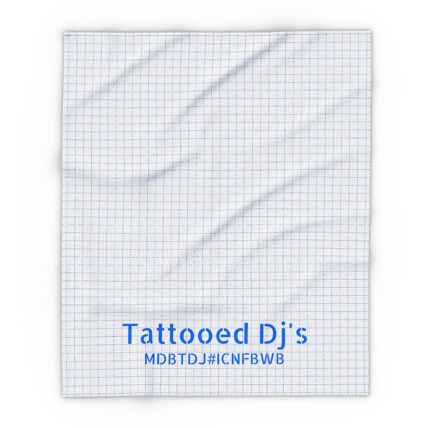 MDBTDJ#ICNFBWB Fleece Blanket Tattooed Dj's Limited Edition, Home Decor, Tattooed Djs Shop