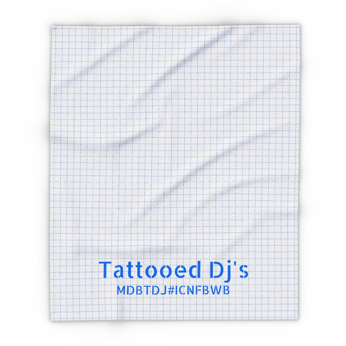 MDBTDJ#ICNFBWB Fleece Blanket Tattooed Dj's Limited Edition, Home Decor, Tattooed Djs Shop