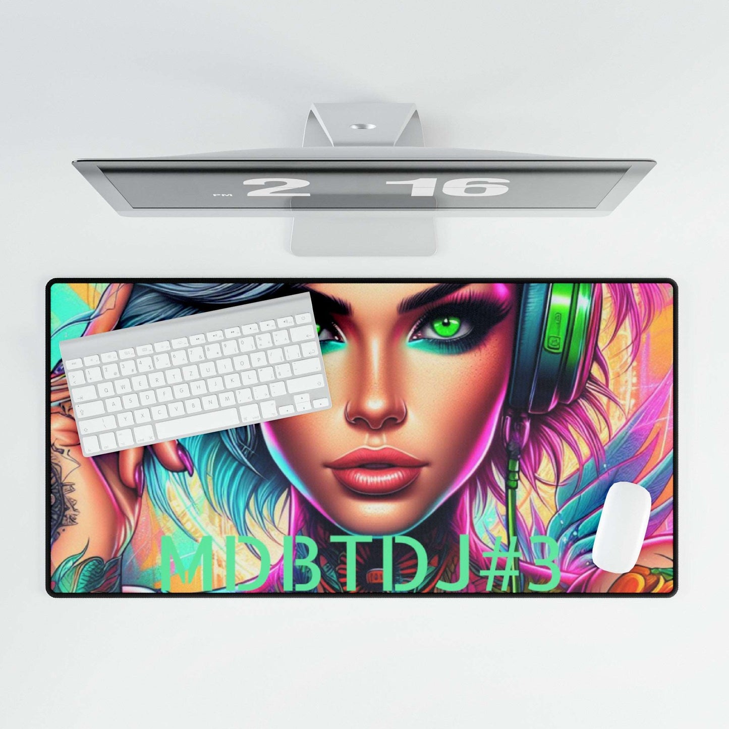 MDBTDJ#3 Mouse Pads Desk Mats Tattooed Dj's Limited Edition, Home Decor, Tattooed Djs Shop