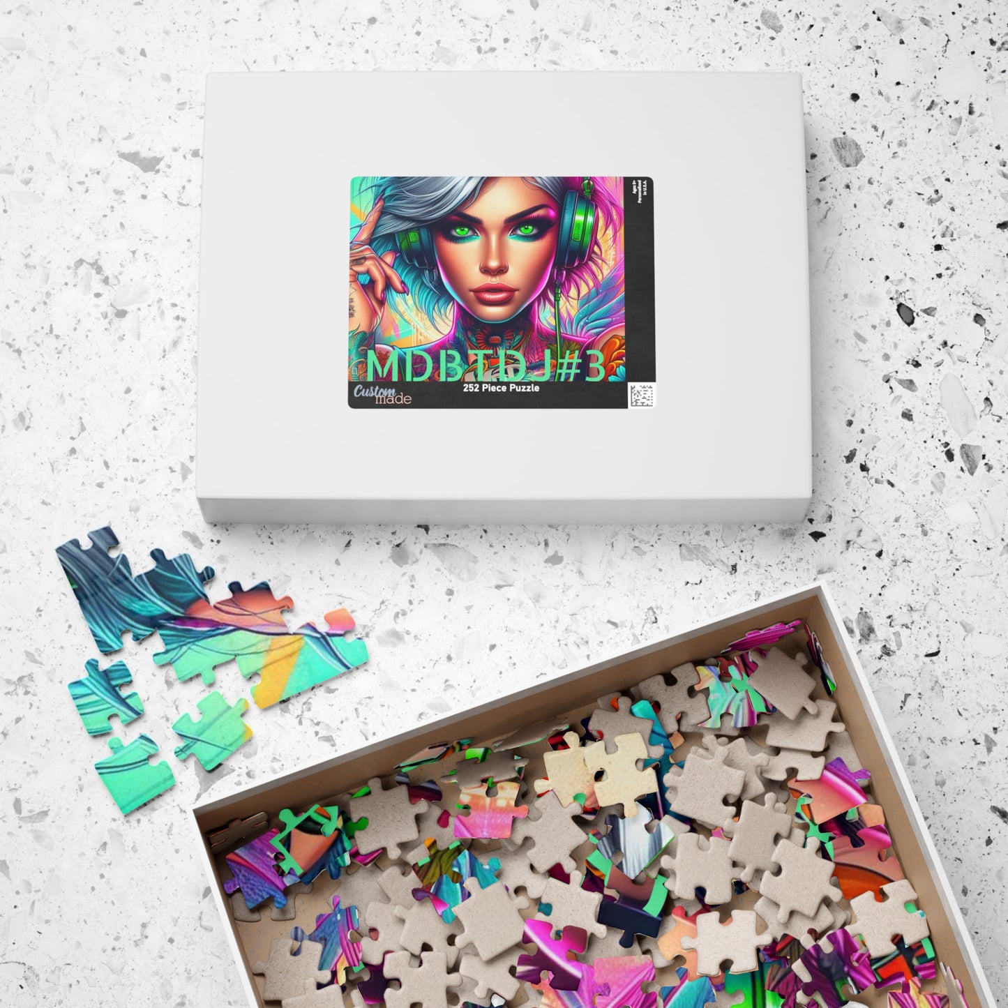 MDBTDJ#3 Puzzle (110, 252, 520, 1014-piece) Tattooed Dj's Limited Edition, Puzzle, Apparel & Accessories, Tattooed Djs Shop