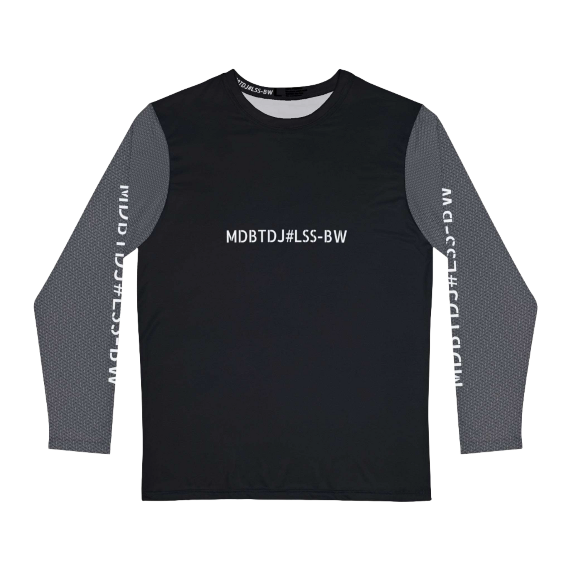 MDBTDJ#LSS-BW Premium Men's Long Sleeve Shirt, Long Sleeve Shirt, Clothing Tops, Tattooed Djs Shop