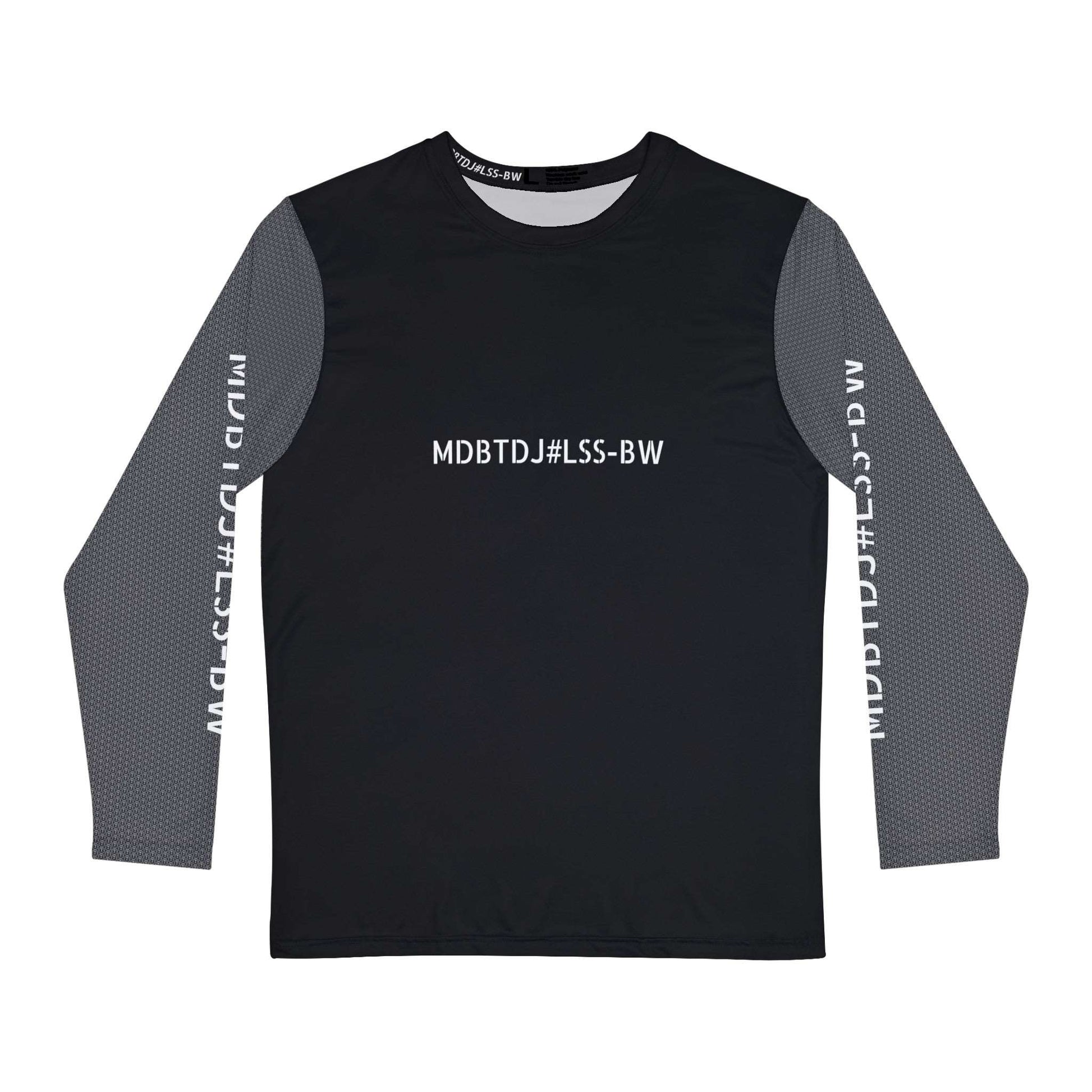 MDBTDJ#LSS-BW Men's Long Sleeve Shirt Tattooed Dj's Limited Edition, All Over Prints, Tattooed Djs Shop