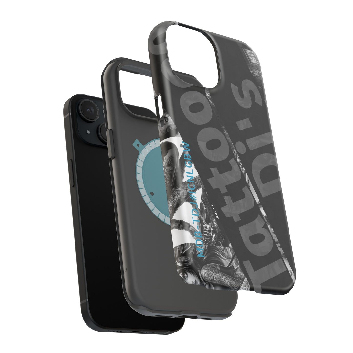 MDB-TDJ#ICNLGBW Impact-Resistant Phone Case Tattooed DJ's Limited Edition Fits Most, Phone Case, Tattooed Djs Shop