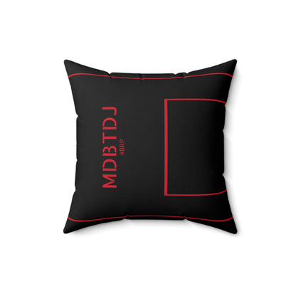 MDBTDJ#BRP Spun Polyester Square Pillow