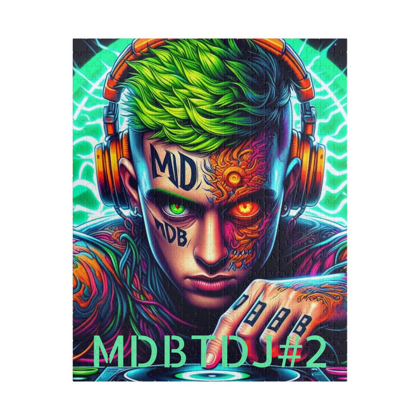 MDBTDJ#2 Puzzle (110, 252, 520, 1014-piece) Tattooed Dj's Limited Edition, Puzzle, Apparel & Accessories, Tattooed Djs Shop