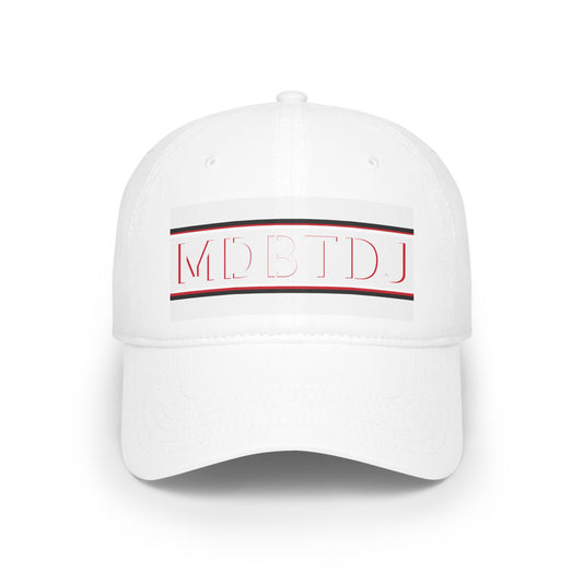 MDBTDJ#PSBWRLC White - Low Profile Baseball Cap