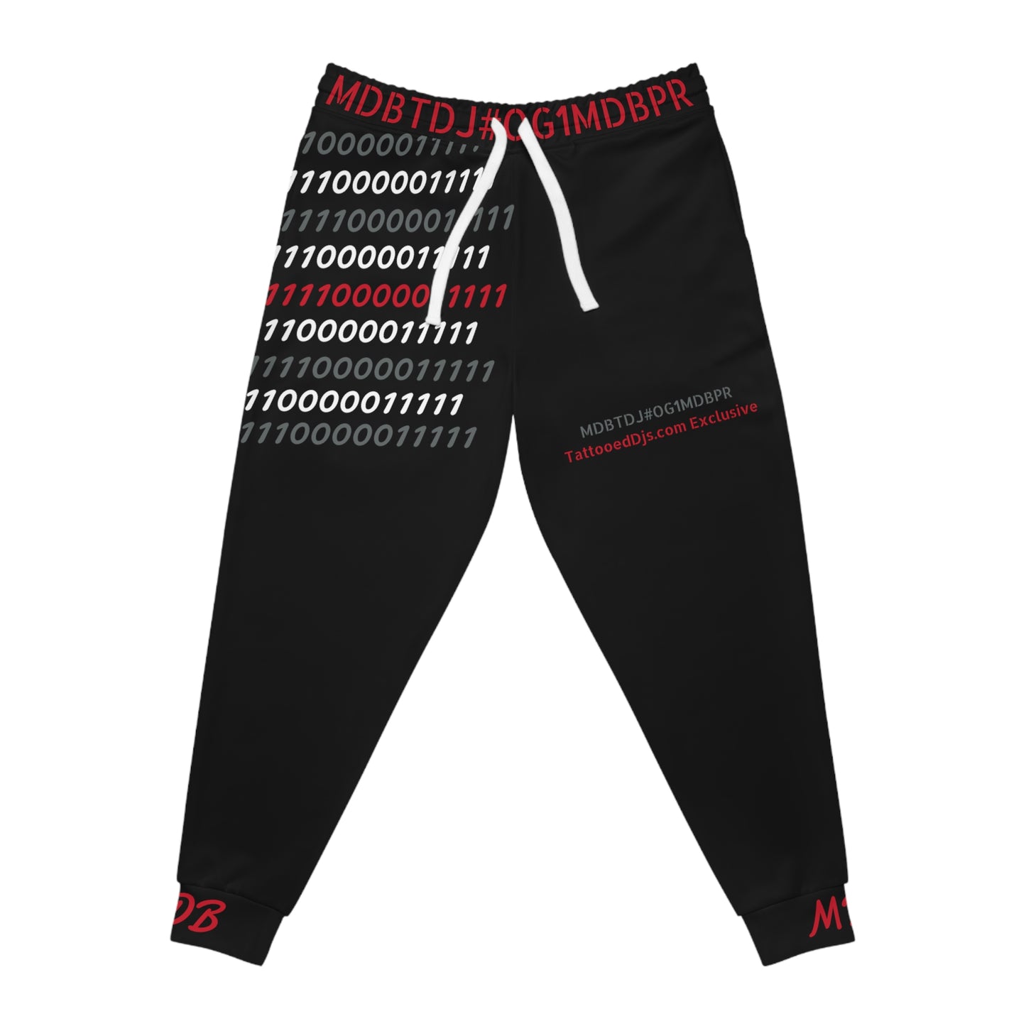 MDBTDJ#OG1MDBPR Athletic Joggers Activewear Sweat Pants, Sweat Pants, Activewear Pants, Tattooed Djs Shop