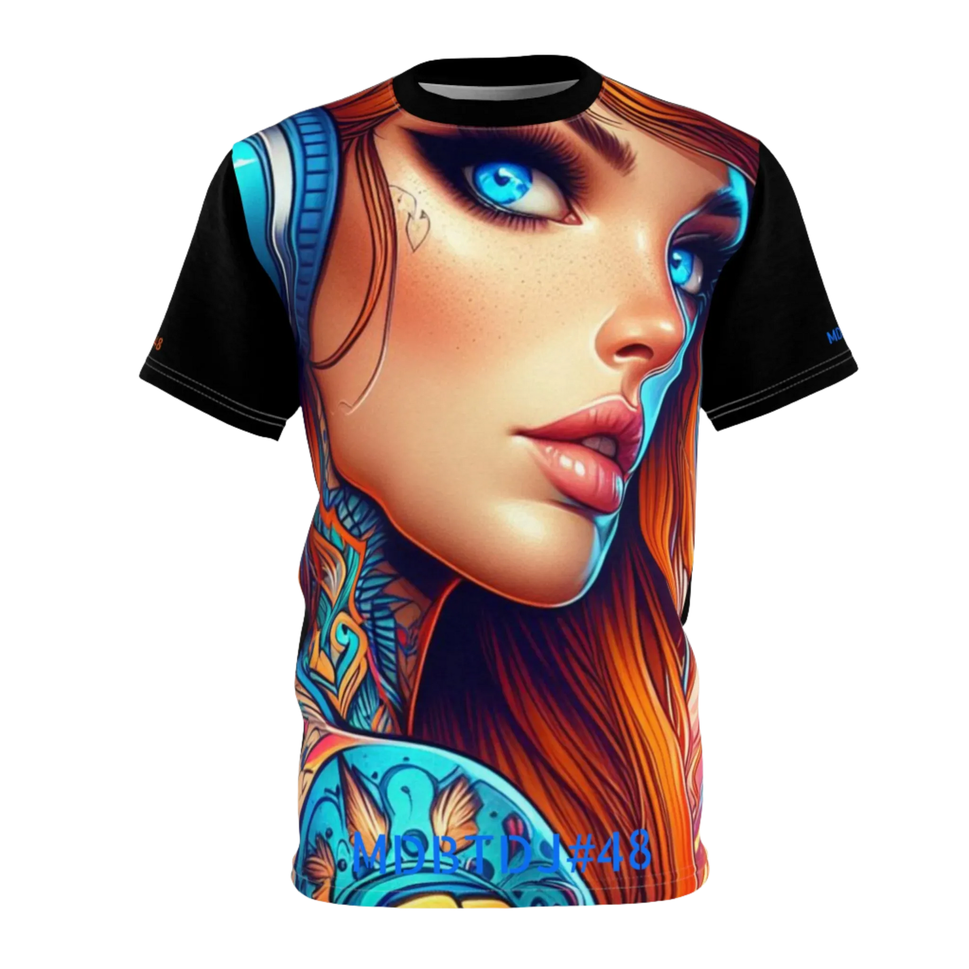 MDBTDJ#48 Premium Art Tee Shirt - Tattooed Dj's Limited Edition - Unisex, T-Shirt, T-Shirts, Tattooed Djs Shop