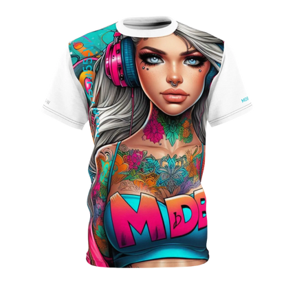 MDBTDJ#55-W Premium Art Tee Shirt - Tattooed Dj's Limited Edition - Unisex