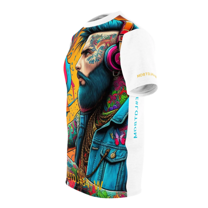 MDBTDJ#34-W Premium Art Tee Shirt - Tattooed Dj's Limited Edition - Unisex, T-Shirt, T-Shirts, Tattooed Djs Shop