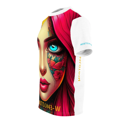 MDBTDJ#43-W Premium Art Tee Shirt - Tattooed Dj's Limited Edition - Unisex, T-Shirt, T-Shirts, Tattooed Djs Shop